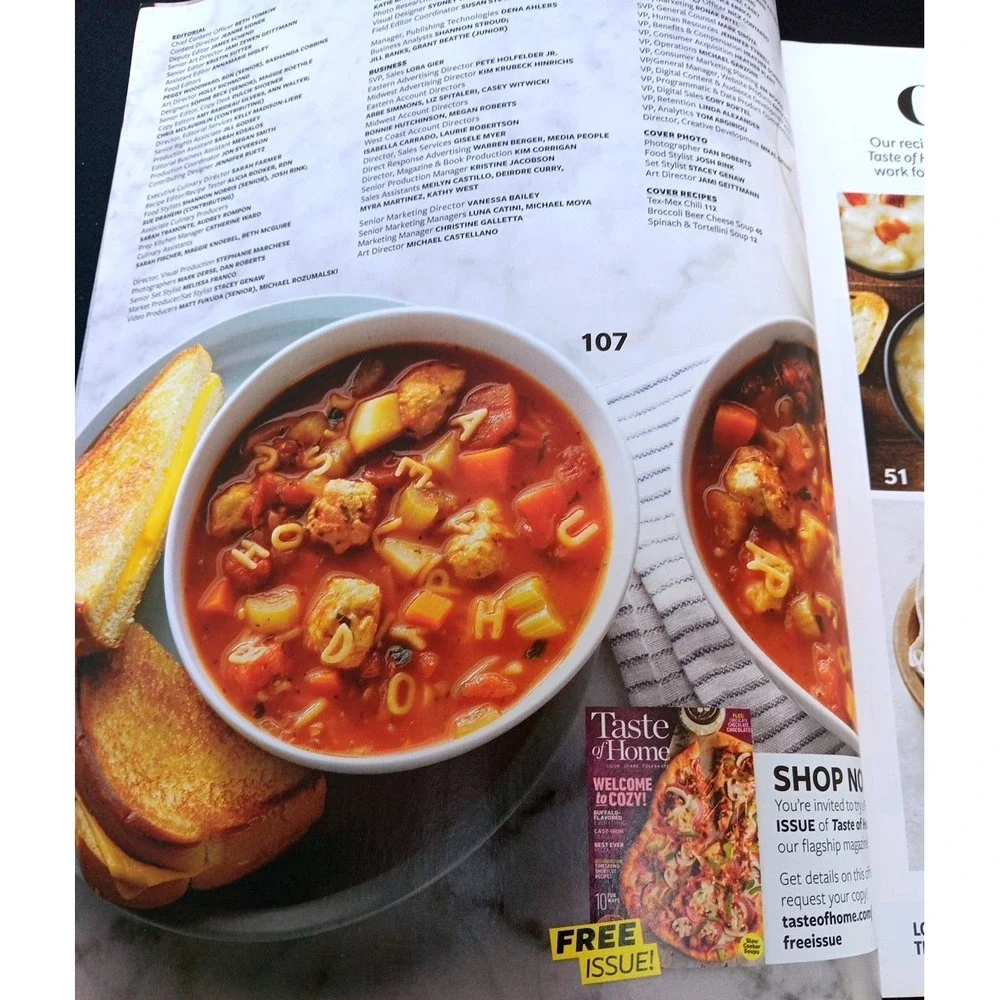 Taste of Home Soups & Stews 2020 Magazine 121 Recipes Instant‎ Pot Vegetarian